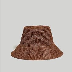 Adorable Sun Hat! Brand New, Brown, Fits A S/M Head Madewell Hats, Created Colorful, Chocolate Raisins, Corduroy Bucket Hat, Madewell Accessories, Rancher Hat, Summer Hats For Women, Leather Industry, Pink Beanies