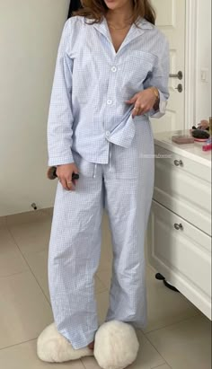 Blue Pajamas, Pajamas Shirt, Comfy Pajamas, Pajama Fashion