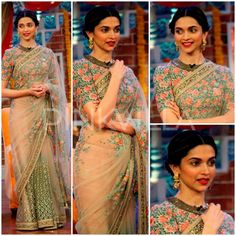 Deepika Padukone in Sabyasachi Deepika Padukone And Ranveer Singh, Desi Clothes, Indian Couture, Elegant Saree, Indian Weddings, Bride Look, Indian Clothing, Saree Look, Indian Clothes