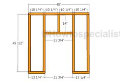 the measurements for an outdoor table with two legs and one leg on each side, which is