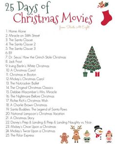 the 25 days of christmas movies for kids to play with and learn how to use them