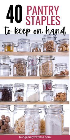 the top ten pantry staples to keep on hand