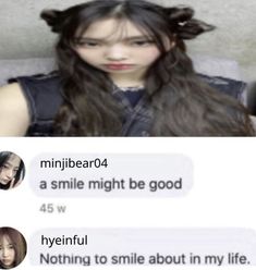 Hyein NewJeans Minji K-pop kpop meme Hyein Pfp, Chuu Loona, Whisper Funny, Music Memes, Silly Me