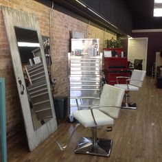 the salon is clean and ready to be used for hairdresser's work