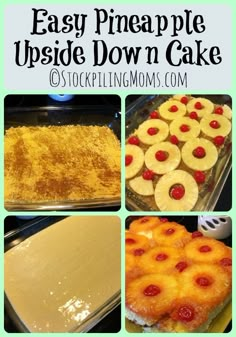 easy pineapple upside down cake recipe