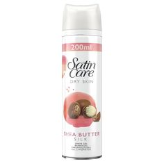 Lock in moisture with Satin Care Dry Skin Shea Butter Silk women's shaving gel. Designed for dry skin, especially composed formula helps lock in moisture for soft, smooth skin, shave after shave. For great results, use with Gillette Venus razors.For great results, use with Gillette® Venus® razorsWomen's shaving gel that helps protect against moisture loss, Helps the skin to attract and retain its own natural moisture, Leaves your skin feeling soft and satiny smooth, Amazing glide for protection Shaving Gel, Gillette Venus, At Home Hair Removal, Woman Shaving, Personal Grooming, Hygiene Routine, Smooth Shave, Shave Gel, Dry Skin Care