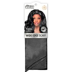 Evolve Wide Edge Scarf. Made in China. Fabric Content: 100% Polyester. Size: One Size.  Color: black.  Gender: female.  Age Group: adult. Edge Scarf, Made In China, Cloth Bags, Gender Female, Women's Accessories, Age Group, Bag Lady, Women Accessories, China