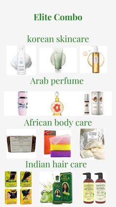 Korean Skincare Arab Perfume, Arab Beauty Products, Indian Products To Smell Good, Korean Skincare Indian Haircare, Indian Body Care Products, West African Body Care Routine, African Body Care Products, African Body Care Routine