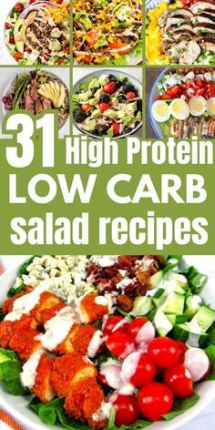 31 high protein low carb salad recipes