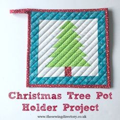 the christmas tree pot holder project