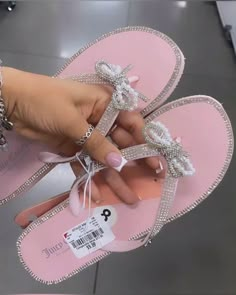 Sparkly Chanclas, Fancy Sandals, Wishlist 2024, Pretty Sneakers, Pretty Sandals, Dream Items, Trendy Shoes Sneakers, Pink Lifestyle