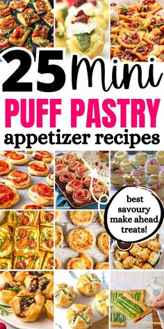 25 minute puff pastry appetizer recipes