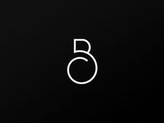 the number six in white on a black background