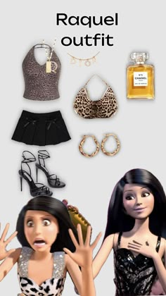 Raquelle Barbie Outfits Halloween, Cute Iconic Halloween Costumes, Raquelle Halloween Costume Ideas, Raquel And Barbie Costume, Raquel Halloween Costume, Raquel Costume, Raquelle Outfits