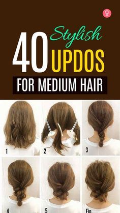 Mohawk Updo, Easy Updos For Medium Hair, Diy Updo, Easy Hair Updos, Easy Updos, Updos For Medium Length Hair, Hair Medium