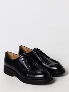 Oxford Shoes CHURCH'S Woman color Black Church's Shoes, Shoes For Woman, Black Oxford Shoes, Women Church, Black Church, Patent Leather Loafers, Black Oxfords, Brown Flats, Women Oxford Shoes