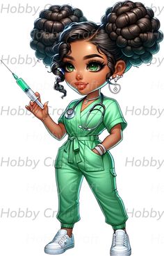 Nurse Picture, Stocking Art, Nurse Clip Art, Watercolor Digital Art, Nurse Art, Medical Nurse, Black Betty Boop, Scrubs Uniform, Scrub Life