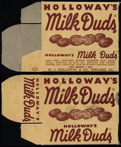 two old movie tickets with the words, hollywood's milk dudes