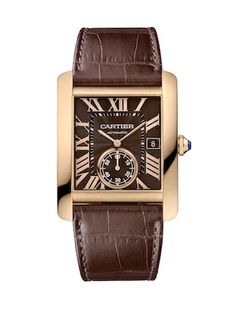 cartier tank mc Cartier Tank Americaine, Cartier Tank Solo, Gold Watch Men, Automatic Watches For Men