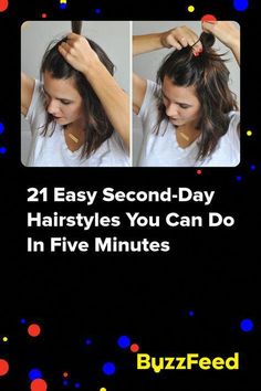 Tomorrow morning just got easier. Medium Updos Easy, Quick Second Day Hairstyles, Easy 3rd Day Hairstyles, How To Style Day 2 Hair, Quick And Easy Hair Updos For Work, Easy Hair Style For Medium Hair In 5 Minutes, Next Day Hairstyles For Work, Quick Hairstyles For Work Medium Hair, Day Two Hairstyles Short Hair