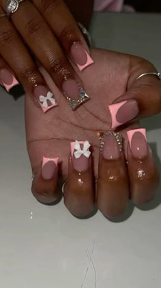 Basic Birthday Nails, Basic Short Acrylic Nails, Basic Nails Short, Basic Nails