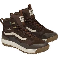 We like wearing the Ultrarange Exo Hi MTE-2 Shoe when we're kicking it around town or on our local trail for a short sunset hike. Along with sporting a classy sneaker aesthetic, this shoe takes it a step further by featuring an aggressively lugged sole for premium traction on the sidewalk and dirt pathways. Waterproof Brown Low-top Sneakers, Brown Low-top Sporty Trail Running Shoes, Sporty Brown Low-top Trail Running Shoes, Brown Low-top Trail Running Shoes With Laces, Brown Low-top Trail Running Shoes With Boost Midsole, Brown Trail Running Shoes With Laces For Sports, Waterproof Sneakers For Fall Streetwear, Casual High-top Sports Boots, Functional Brown Trail Running Shoes With Boost Midsole