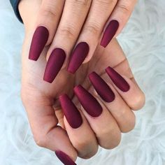 #acrylicnails #nail #art #designs #burgundy Burgundy Nail Designs, Nail Design Glitter, Maroon Nails, Stylish Lady, Fall Acrylic Nails, Burgundy Nails, Womens Nails, Coffin Nails Designs, Fall Nail Designs