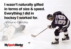 a quote from wayne getty about hockey