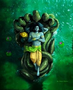 art By Karan Raj Chauhan Lord Vishnu Images, Vishnu Images, God Artwork, Sanatana Dharma, Lord Krishna Hd Wallpaper, Lord Vishnu Wallpapers, Vedic Art, Hinduism Art, Goddess Artwork