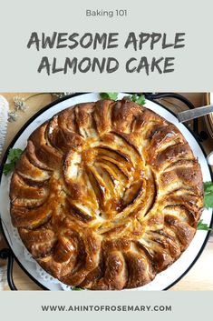 This Awesome Apple Almond Cake is moist & flavorful thanks to the generous amounts of apples along with the yummy almond paste. And don’t forget that hint of lemon and apricot glaze topping. A real showstopper. ? A Hint of Rosemary #cakes #dessert #desserts #snack #snacks #brunch #breakfast #baking #sweettreats #ahintofrosemary Apple Almond Cake, Apple And Almond Cake, Apricot Glaze, Breakfast Baking, German Baking, Brunch Spread, Baking 101, Almond Paste, Almond Cake