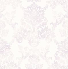 French Damask Wallpaper in Light Purple Light Academia Castle, Academia Castle, Pink Damask Wallpaper, Victorian Gardens, Floral Wallpapers, Victorian Pattern, Contemporary Color Palette, Pink Damask, Smooth Wallpaper