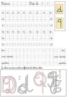 the letters and numbers are drawn in different ways