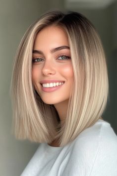 Blonde Highlights On Dark Short Hair, Artistic Headshots, Classic Bob Haircut, Short Shag Hairstyles, Silver Grey Hair, Short Hair Trends, Lob Hairstyle