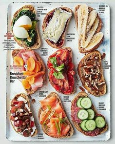 a magazine with different types of sandwiches on it