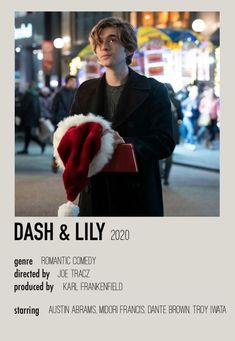 Dash And Lily Poster, Dash And Lily Aesthetic, Lily Movie, Dash And Lily, Movie Watchlist, Dash Lily, Austin Abrams, Winter Movies, Lily Wallpaper