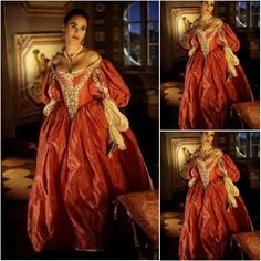 17th Century Corset Dress 1600s French Costumes Duchess Dress Victorian Scarlett Costume Civil War 17th Century Gown, Belle Gown, French Dresses, Iron Mask, 17th Century Fashion, Scarlett Dresses, Period Dress, 18th Century Fashion, Period Outfit