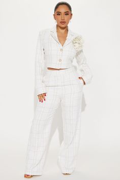 Weekend Moves Tweed Suit Set - Off White | Fashion Nova, Matching Sets | Fashion Nova