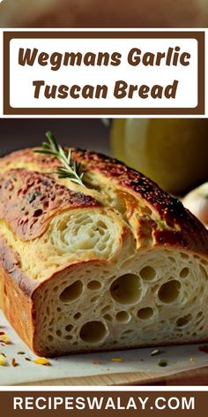 a close up of a loaf of bread on a cutting board