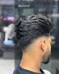 Mid Fade Haircut, Short Hair With Beard, Ab De Villiers Photo, Mens Hairstyles Fade, Mens Haircuts Short Hair, Low Fade Haircut, Gents Hair Style, Beard Fade, Creative Hair Color