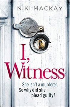 the cover of i'm witnesses by niki mackay, with an open door and