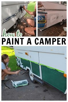 how to paint a camper