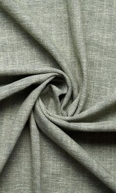 Linen Fabric Photography, Green Linen Curtains, Linen Fabric Swatch, Linen Fabric Texture, Curtain Trends, Curtains Roman Shades, Linen Swatch, Linen Texture Fabric, Green Linen Fabric