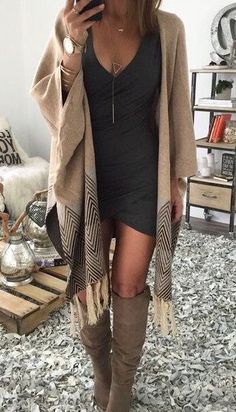 Knee Boot, Outfits Fall, Looks Chic, Looks Style, Fall Winter Outfits, Fashion Street, Girly Girl, Smart Casual