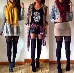 - Thigh High Socks Outfit, High Socks Outfits, Socks Outfit, Sock Outfits, Thigh High Socks, Knee Socks, Mode Inspiration, Ladies Dress Design, Fall Winter Outfits