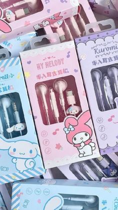 hello kitty baby toothbrushes are in the box and ready to be bought for sale