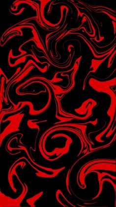 an abstract red and black background with swirls