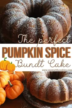 the perfect pumpkin spice bundt cake