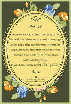 a poem with flowers and leaves in the center, on a green background that says dear grace