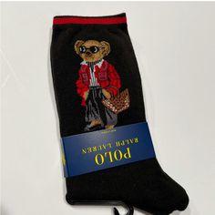 Brand New. Smoke Free Home. Price Is Firm Polo Bear Socks, Polo Sweatsuit, Ralph Lauren Half Zip, Preppy Travel, Bear Socks, Moisture Wicking Socks, Ralph Lauren Polo Bear, Ralph Lauren Vest, Polo Women