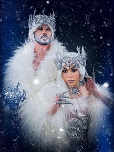 Exclusive silver-colored crowns from branches for a couple (for her and for him) are ideal for the image of the Snow Queen and the Snow King. Fashionable silver color crown, richly decorated with many rhinestones, for Christmas or New Year parties. Ideal as a wedding crown, as well as to complement the image of the White or Ice Queen and King. Perfect for festival, party or photo shoot. Belt size 70 to 85 cm (27.5 to 33.5 inches). 100% designed and handmade by our designers ( SETA Design studio Ice Princess Costume, Christmas Crowns, Snow Queen Costume, Winter Wonderland-party, Ice Queen Makeup, King Crowns, Winter Goddess, Snow White Evil Queen, Silver King